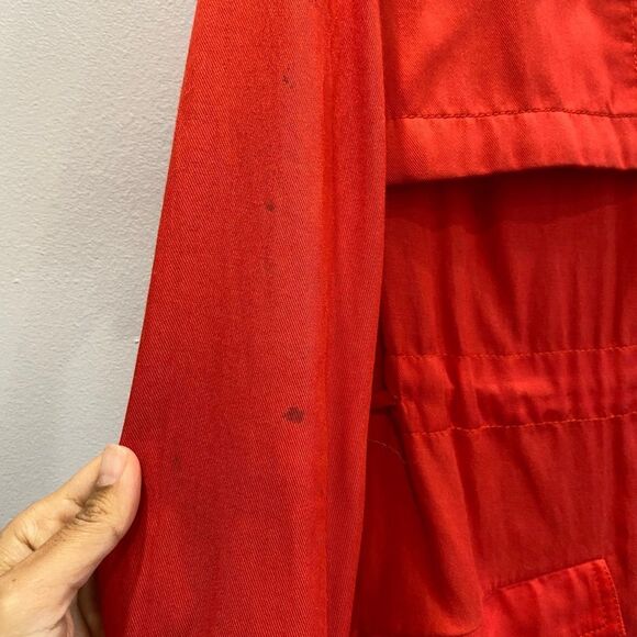 BCBGrneration Orange Hooded Coat - Picture 11 of 11